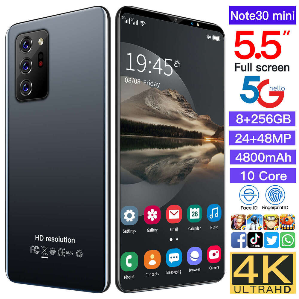 Note30nimi Android Smart 5G Phone 5.5-inch 1+4G