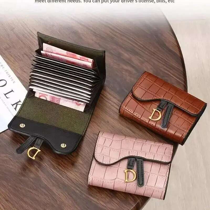 Women Short Walet MiniPU Letter Wallet Multi Card Holder SmalMulti Functiona Clutch Bag