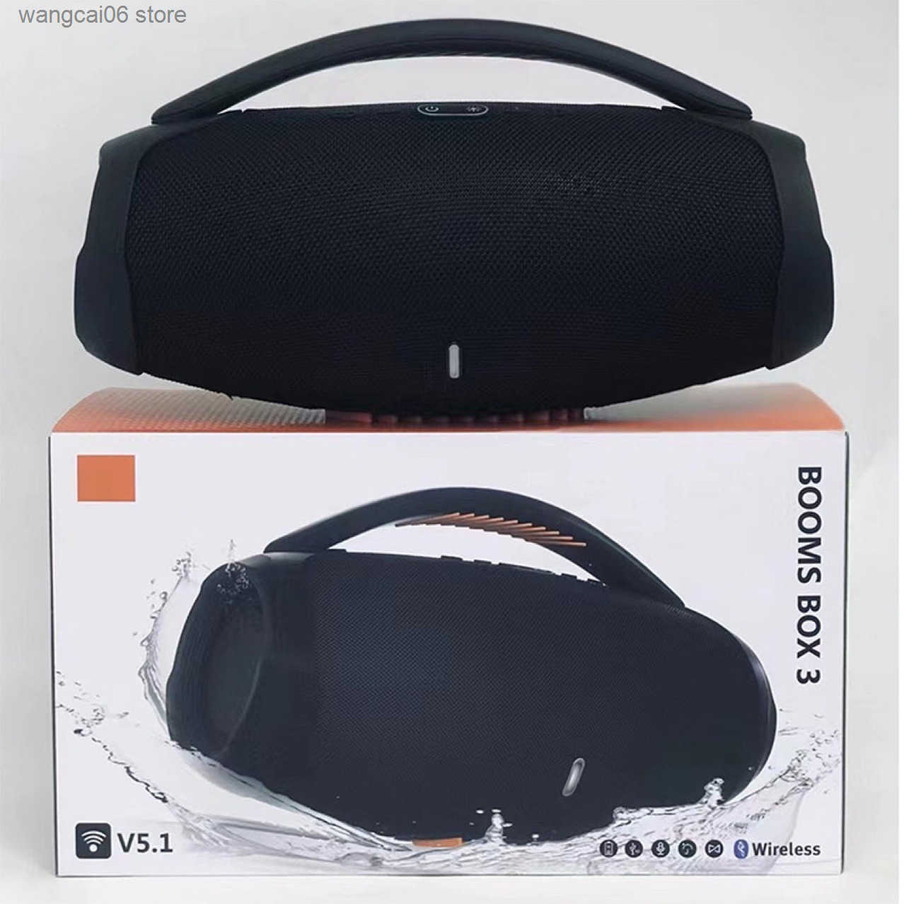 New Boom Box 3 Speaker of War 3rd Generation Bluetooth Speaker Portable Heavy Bass Cannon H250505