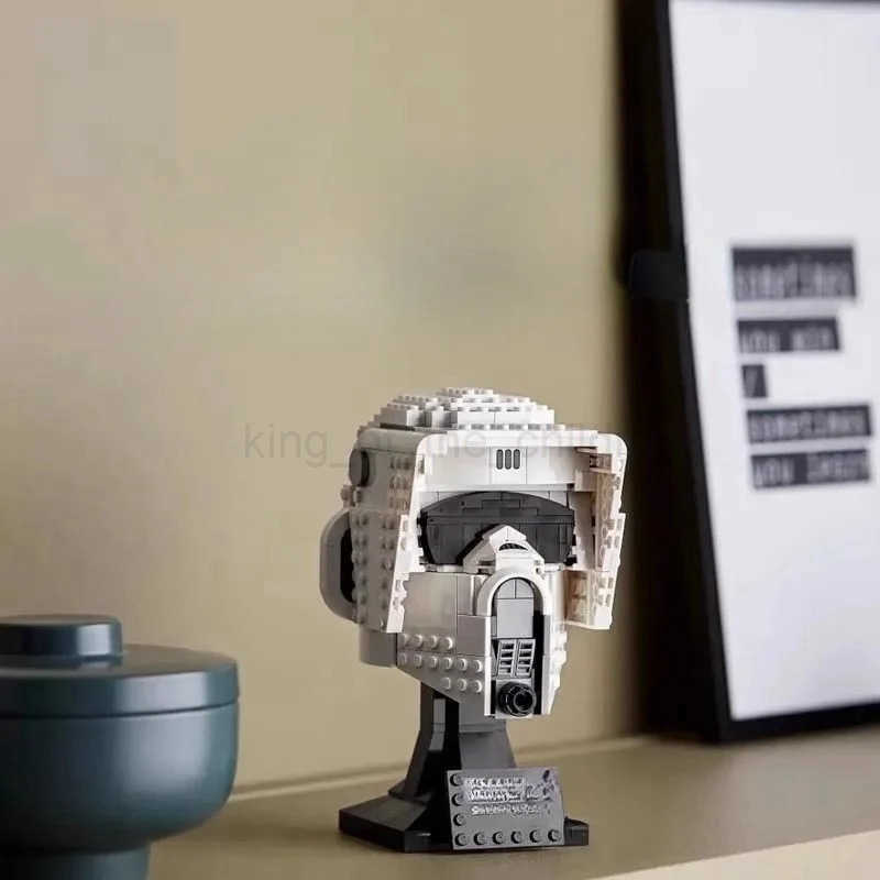 Disney Stormtrooper Building Blocks Darth Vader Captain Rex Head Space Wars Assembly 3D Model Mini Brick Toy For Christmas Gift W250505