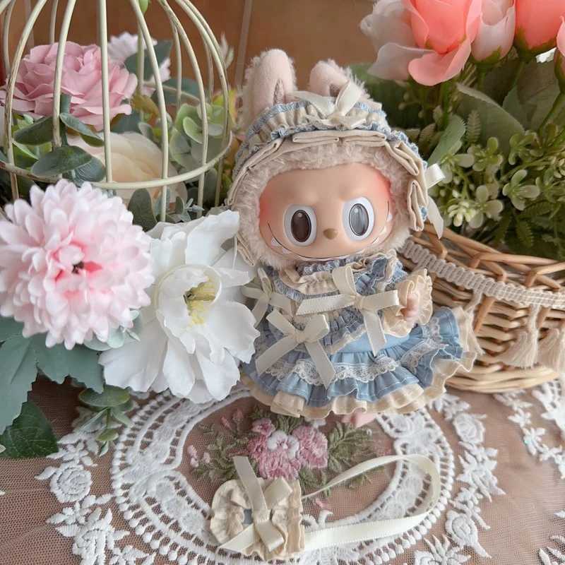 Suitable for 17cm Labubu princess dresses cute decorative small clothes mini doll clothing set accessories Free shipping
