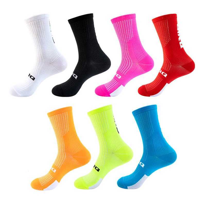 4 Pairs Cycling Socks Men Biking Socks High Quality Brand Compression Socks Breathable Soccer Running Sport Socks Bike Z250505