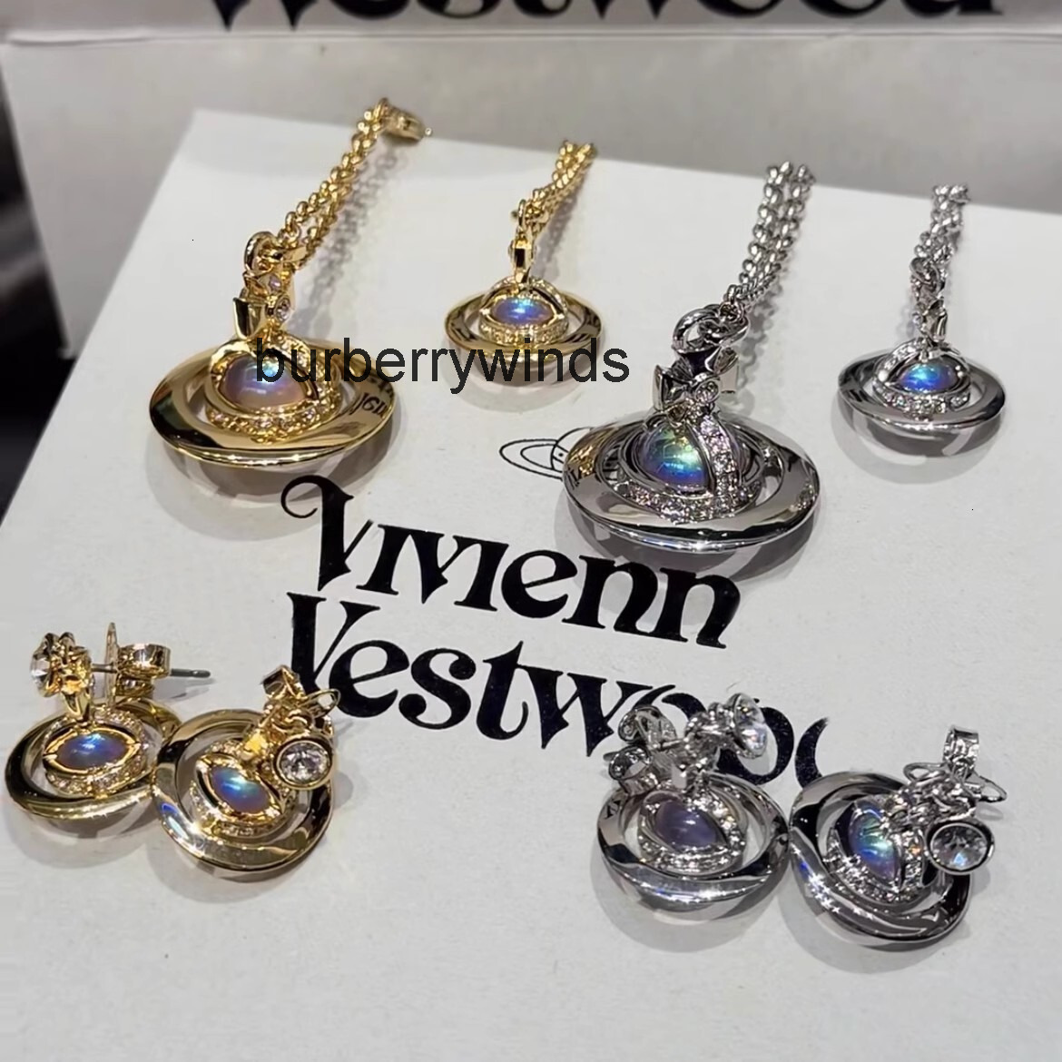 Vivienmelies Dowager laser ORB necklace bracelet gold silver westwoods W5WK