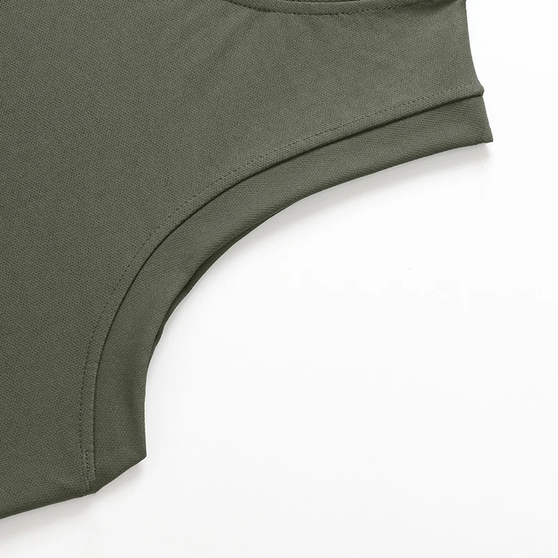 Summer ice silk quick drying mens underwear round neck sports and leisure breathable Tshirt loose solid color fitness suit 250430Z