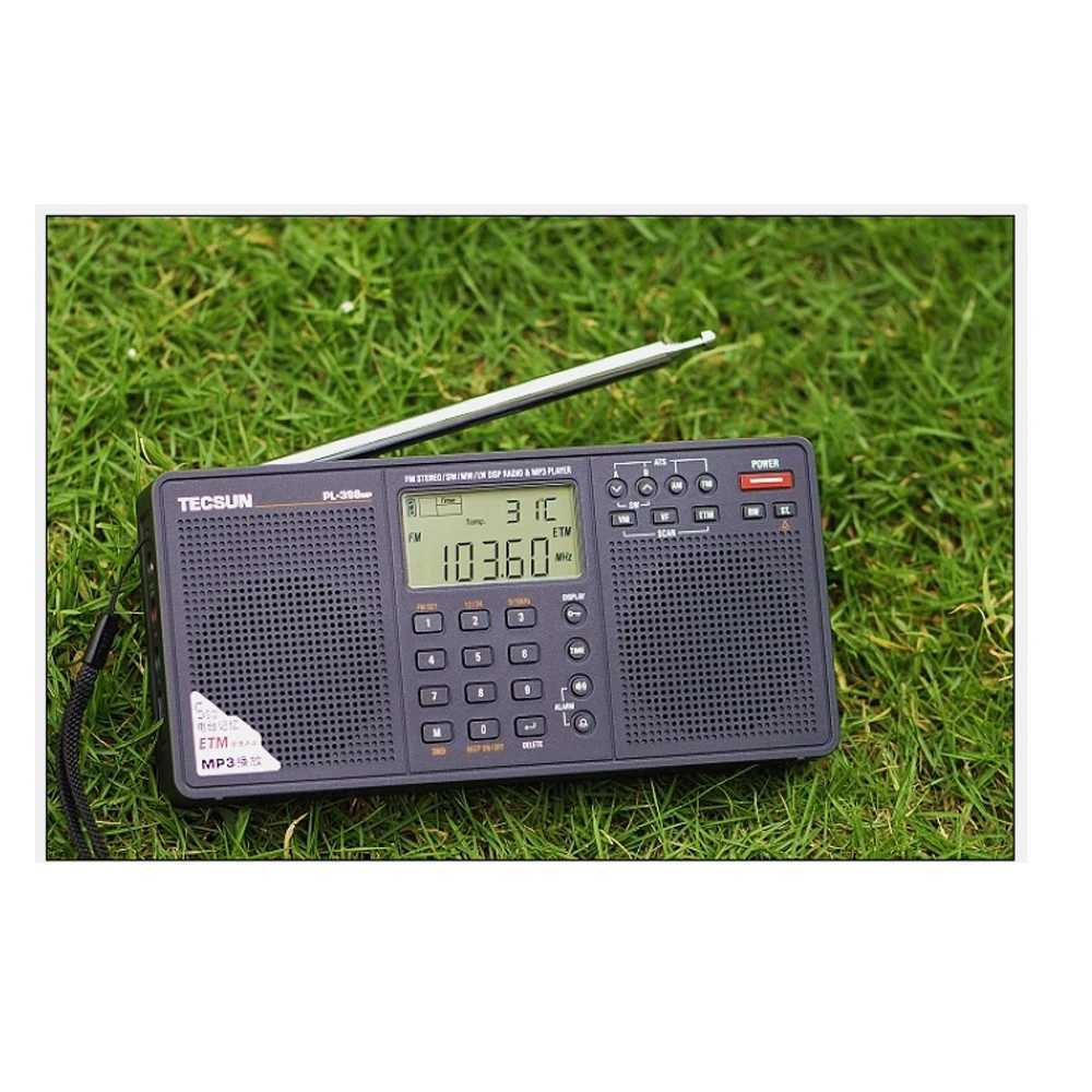 Tecsun PL-398MP Stereo Radio FM Portable Full Band Digital Tuning ETM ATS DSP Dual Speakers Receiver MP3 Player Support TF Card X2505051