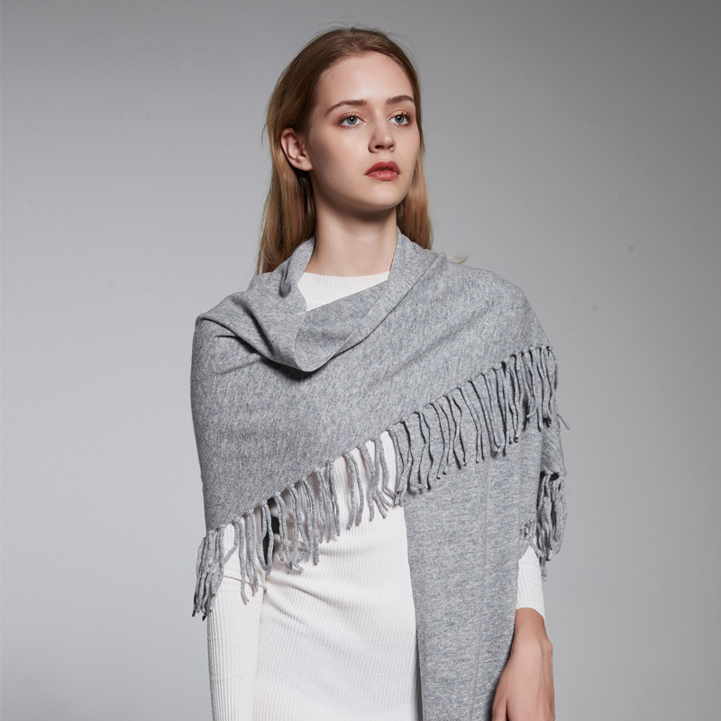 K625 2025 pure wool cape handmade tassel triangle scarf counter shawl scarf dual-purpose MAX original velvet thickened spot