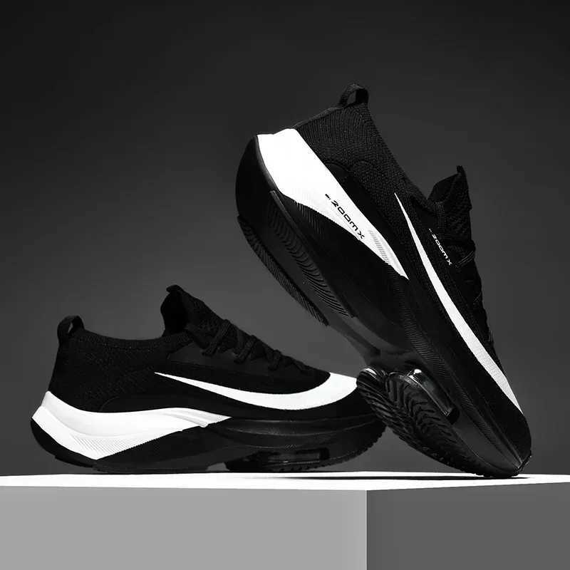 Couple Running Shoes Men Mesh Breathable Comfortable Flat Casual Walking Shoes Lace-up Trendy Outdoor Sneakers for Men Women W250505