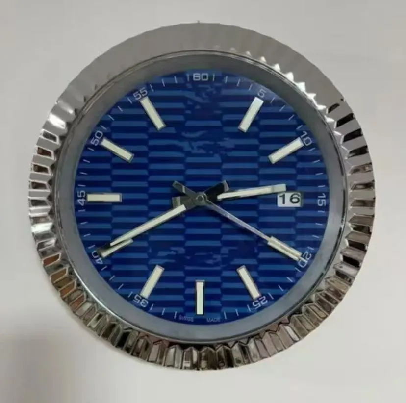 Luxury Wall Clock Metal Modern Design Large Wall Watch Home Stainless Steel Luminous Clock The Date Will Work