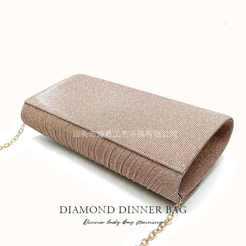 Dinner Bag Fine Powder Hardware Edge Strip Women S Handheld Shell Pattern Cover Small Square Bag Party Banquet KQ