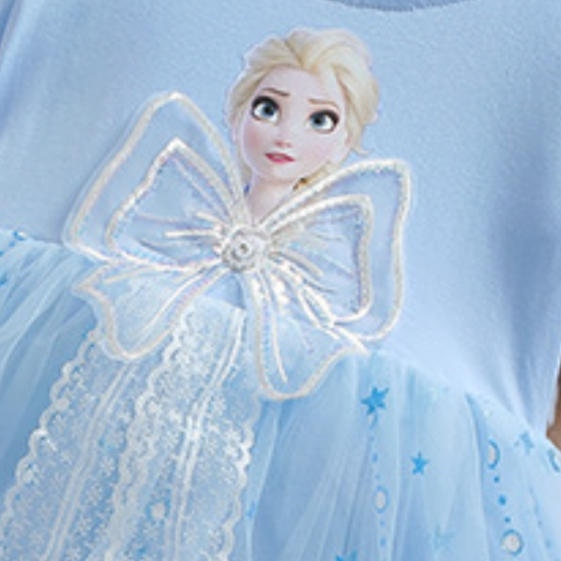DISNEY Elsa princess dress toddler designer clothes Girls' dress summer outfit baby girl children's summer dress