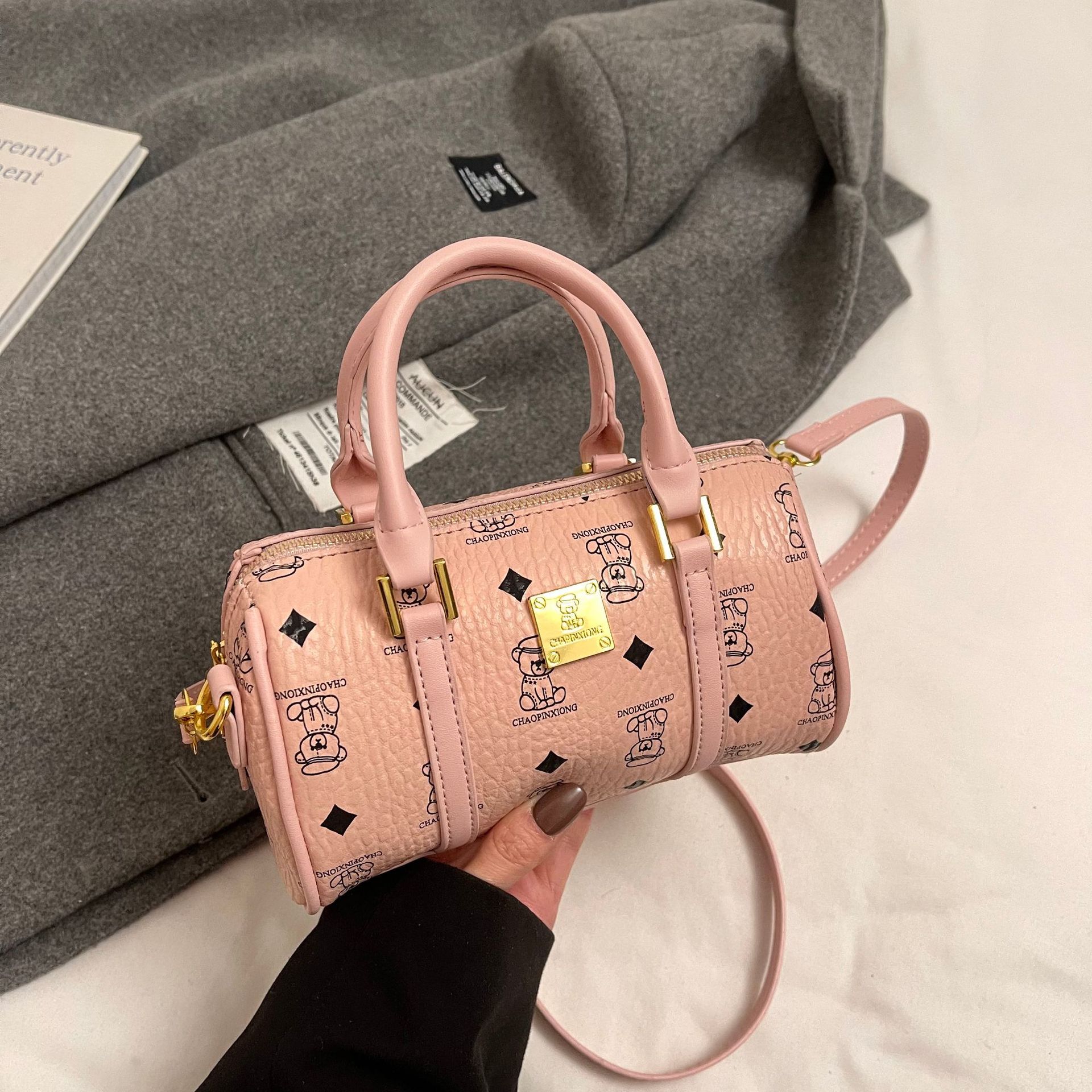 Women's bag new pillow bag woven floral denim handbag small one shoulder bag tide women's bag 2025