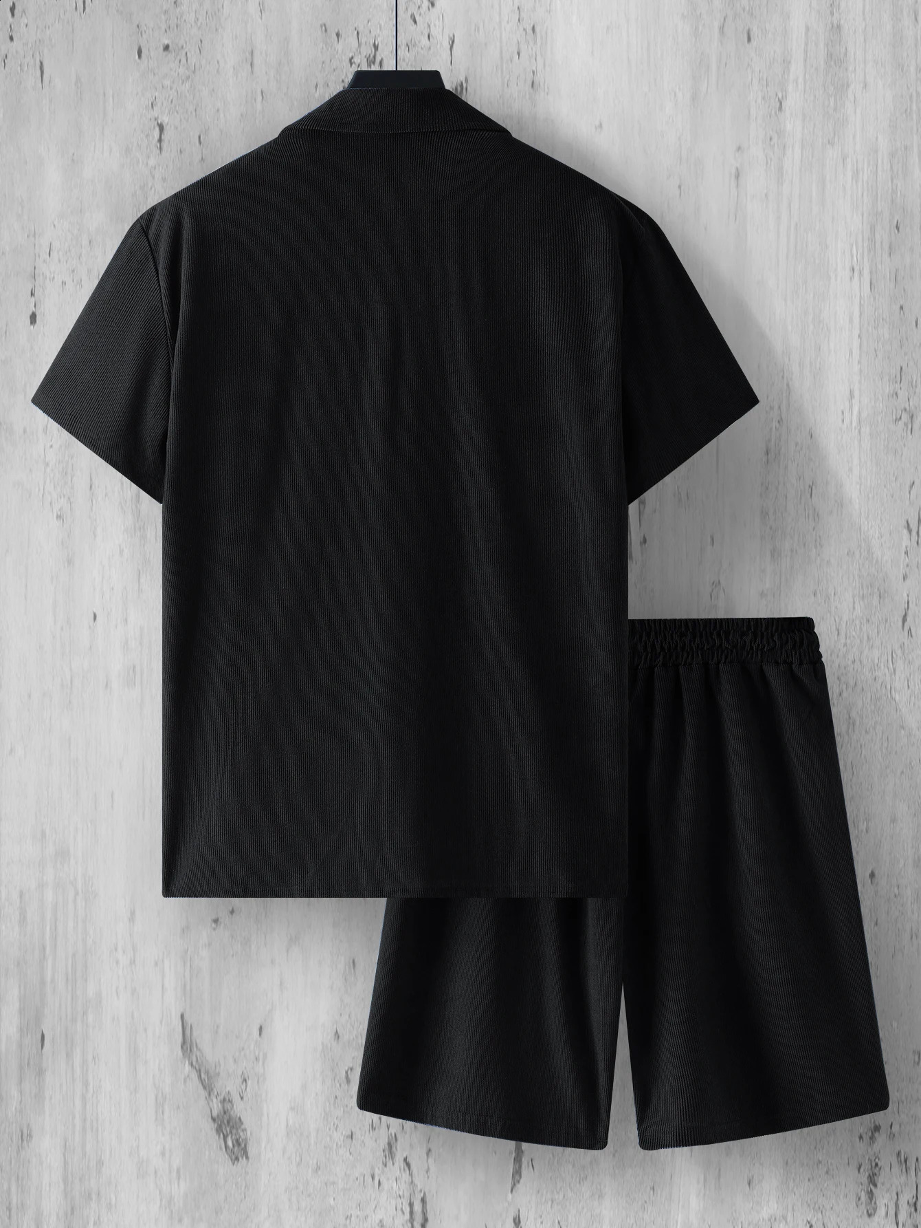 Summer short sleeved shirtshorts sportswear mens loose Tshirt five pants casual fashion running clothes twopiece clothing 250430Z