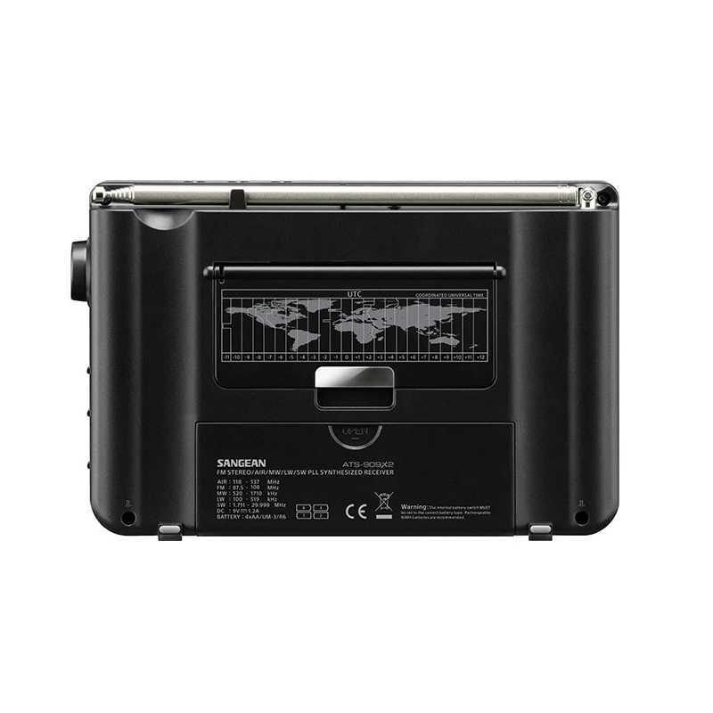 US/EU ATS-909X2 FM/SW/MW/LW/Air/Multi Band Receiver Radio Stereo Portable Receiver Antenna Multiband Radio Full Band X250505