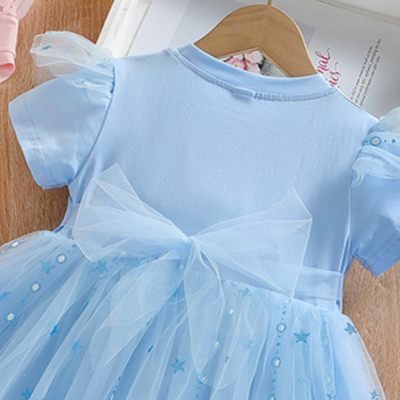 DISNEY Elsa princess dress toddler designer clothes Girls' dress summer outfit baby girl children's summer dress