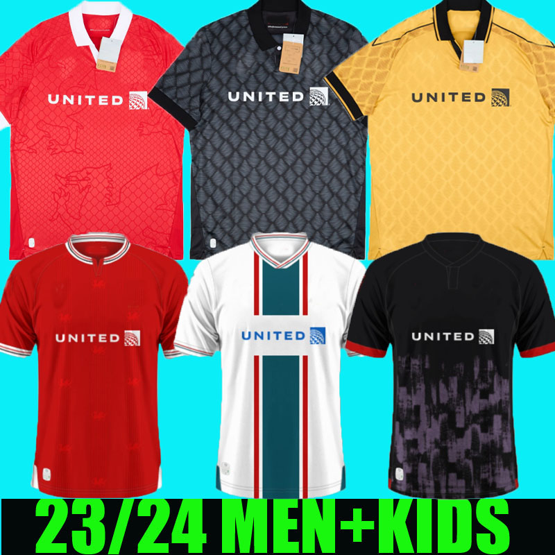 2024 2025 Wrexham soccer jerseys 25 26 Mullin Jay Rodriguez Ollie Palmer Jack Marriott Sam Smith Steven Fletcher Ryan Longman Ollie Rathbone football shirt MEN kids