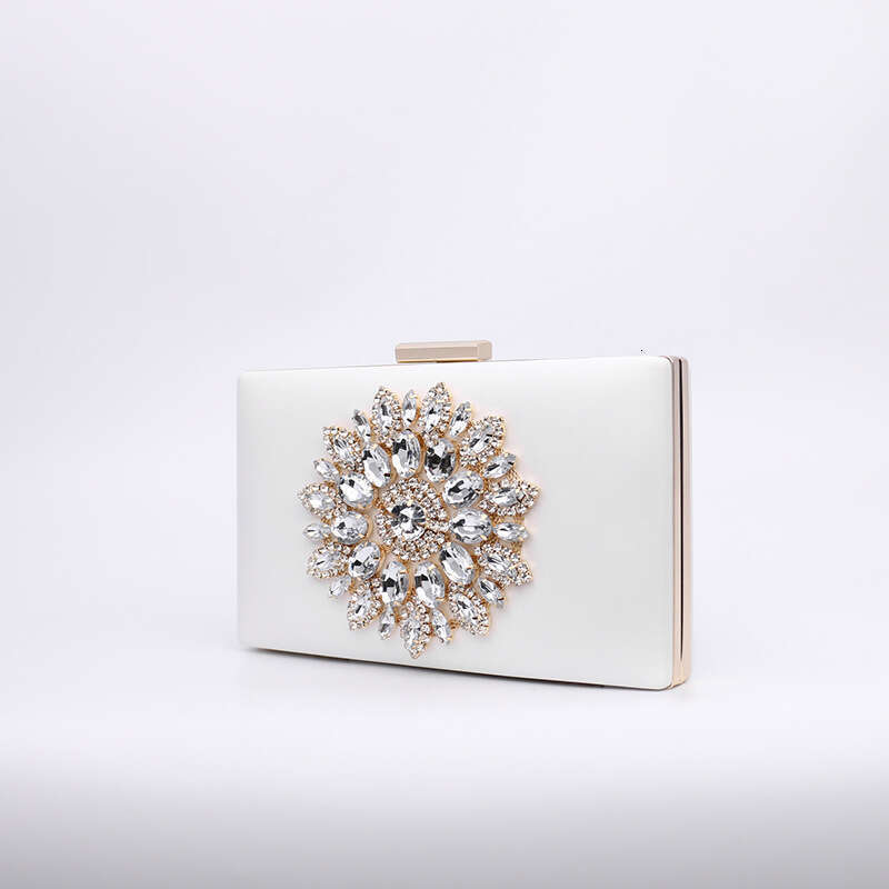 Dinner Bag Diamond Dinner Handheld Fashion Dress Evening Party One Shoulder Crossbody Chain Small Bag KQ