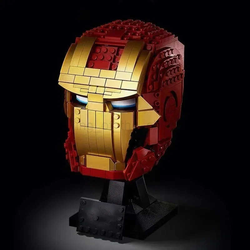 Disney Marvel Comics Superhero Building Blocks Darth Vader Venom Spider Man Iron Head Assembly 3D Model Mini Brick Toy Christmas Gift W250505
