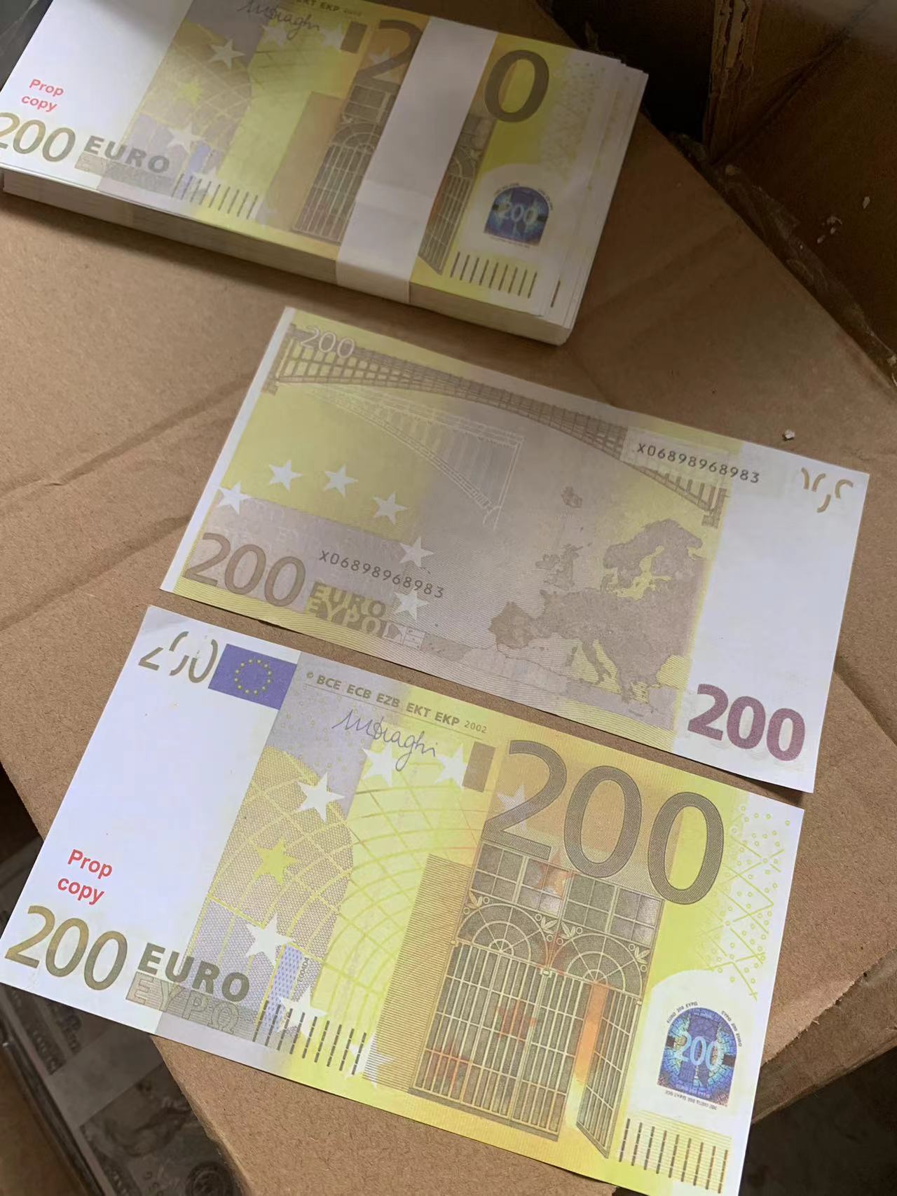 Copy Money Actual 1:2 Size Wholesale Entertainment Prank Simulation Props, Euro Hot Selling High-quality Cost-effective Items Copy