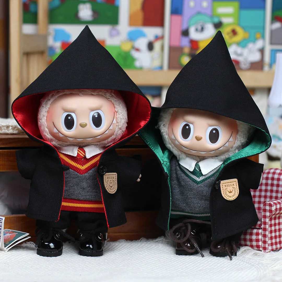 New Labubu 17cm Clothing Doll Magic Academy Clothes Set Pendant Dolls Decoration Hog Warts School Uniform Potter Z250516