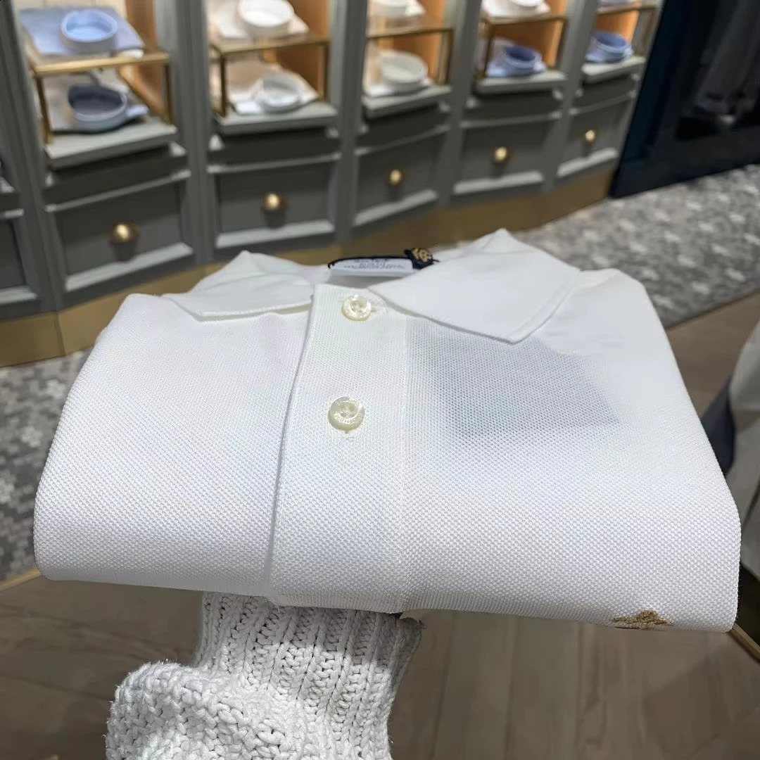 Embroidered cotton 2025 arrival summer Booker and Brothers mens polo shirt short sleeved Tshirt casual business 250425 - view 4