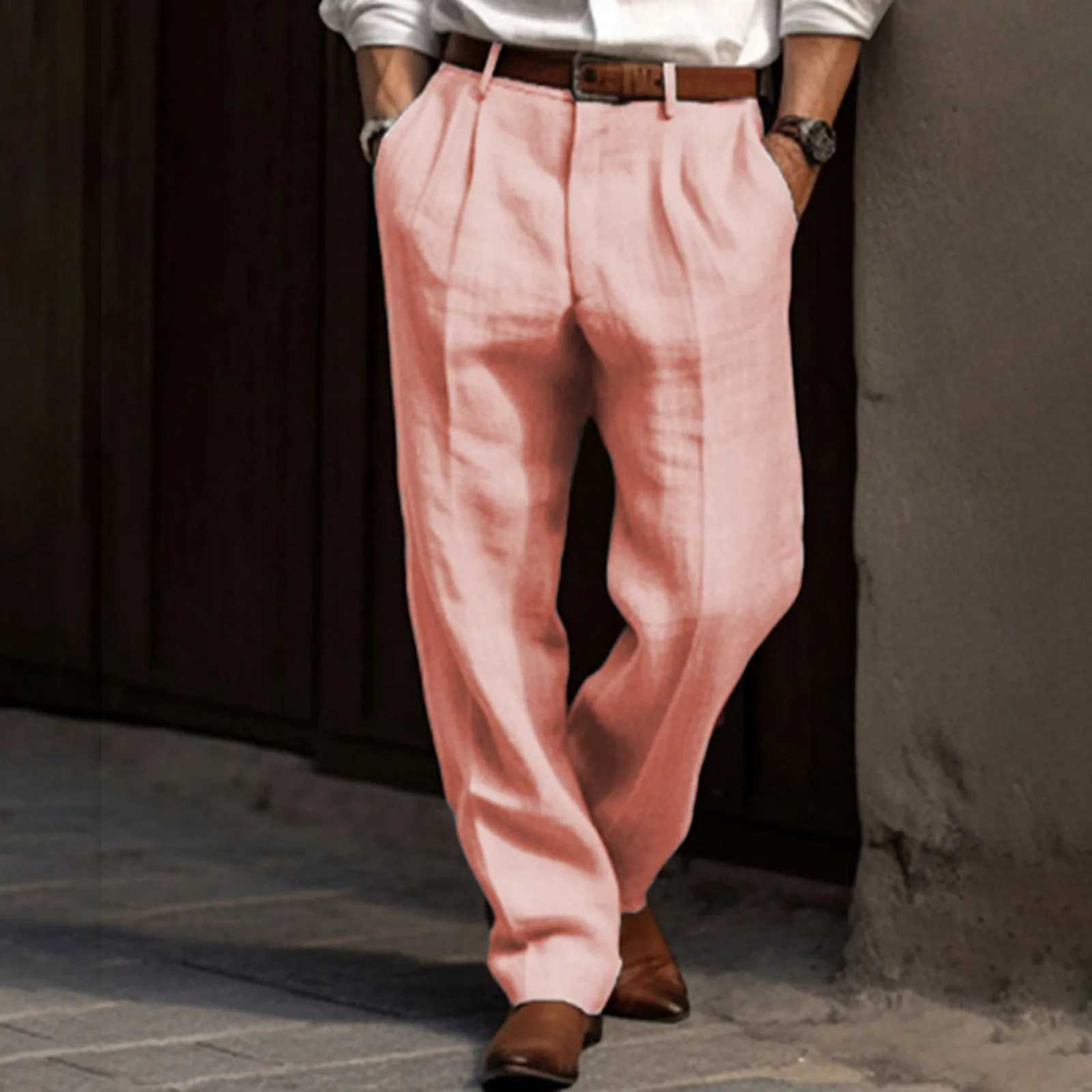 Mens Casual Pants H… - image
