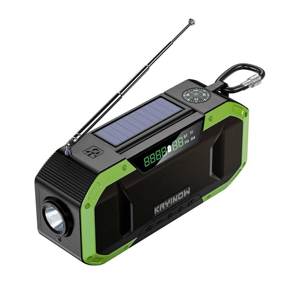 Multifunctional Radio Speaker Hand Crank Solar Crank Dynamo Powered AM/FM Weather Radio with 5000 mAh Power Bank X250505 - view 6
