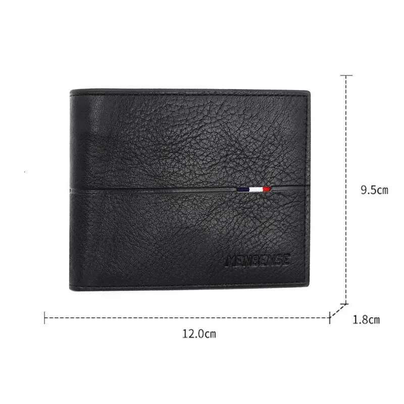 Slim Men Wallets New Short Zipper Card Photo Holder Male Purse Simple Coin Pocket High Quality PU Leather Men's Wallet