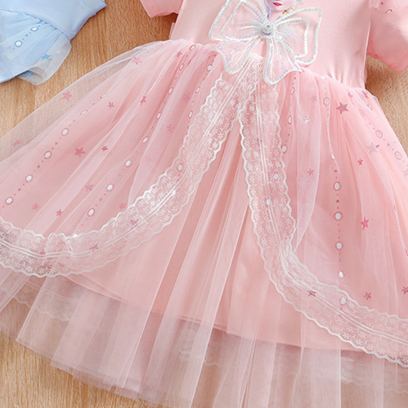 DISNEY Elsa princess dress toddler designer clothes Girls' dress summer outfit baby girl children's summer dress