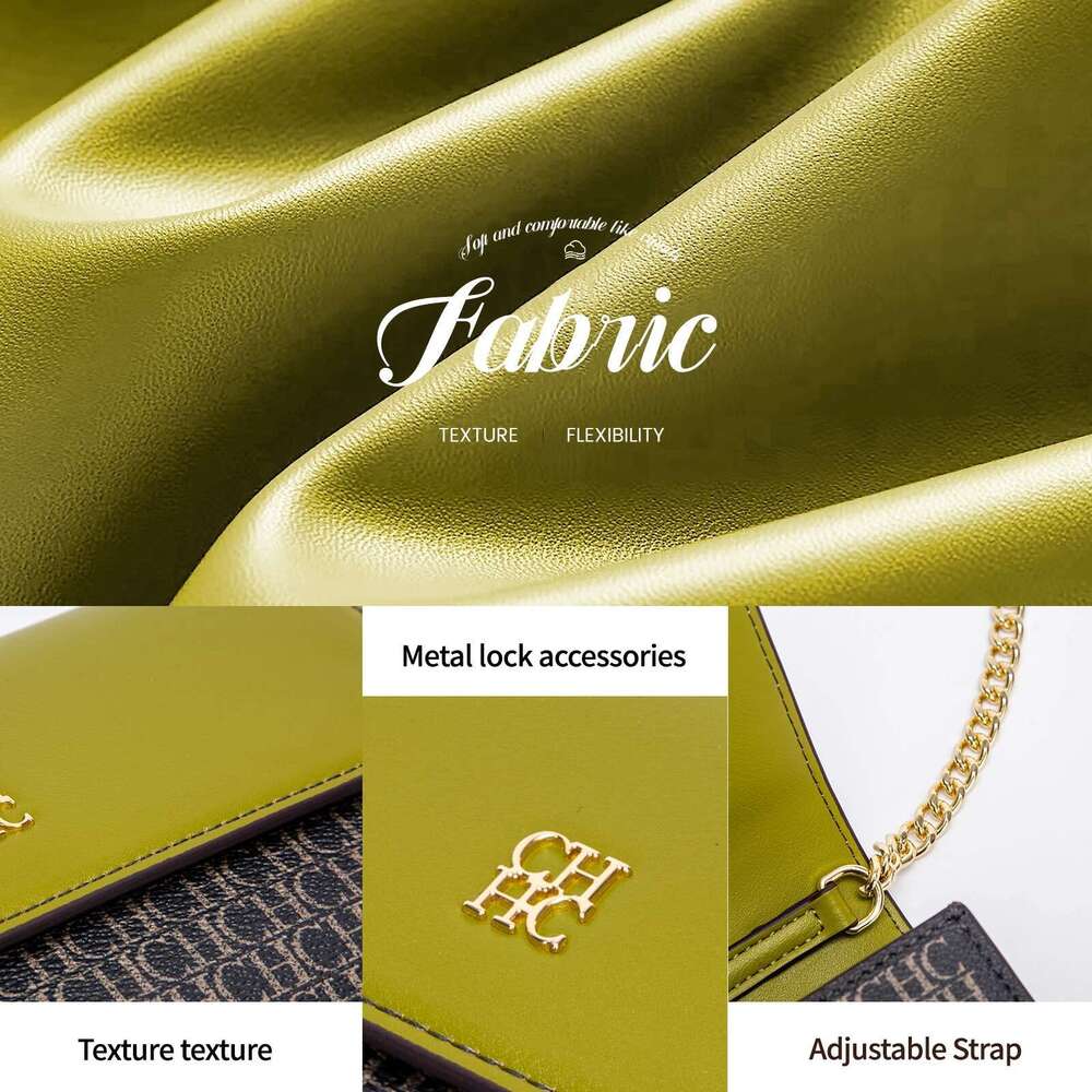 Fashionable Classic New Chain PVC Material Banquet Business Office Women's One Shoulder Crossbody Bag