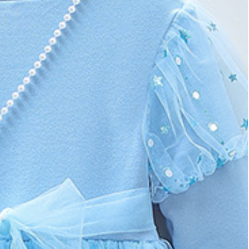 DISNEY Frozen Elsa princess Children's autumn dress kids designer clothes long sleeves and puffy skirt girl's dress
