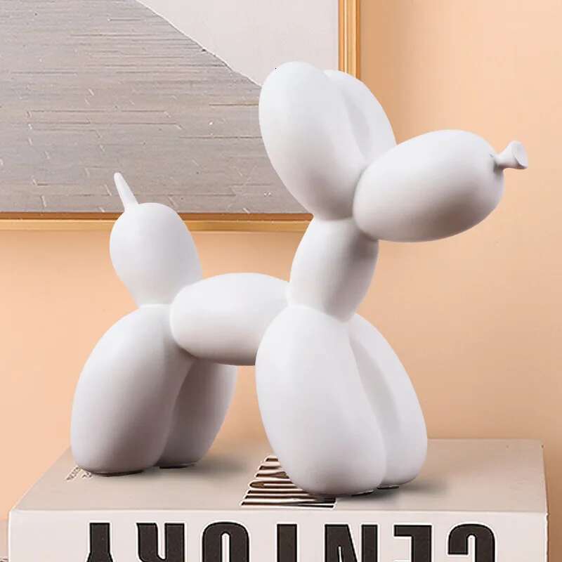Nordic Creative Balloon Dog Resin Crafts Home Porch Living Room Office Desktop Exquisite Decoration