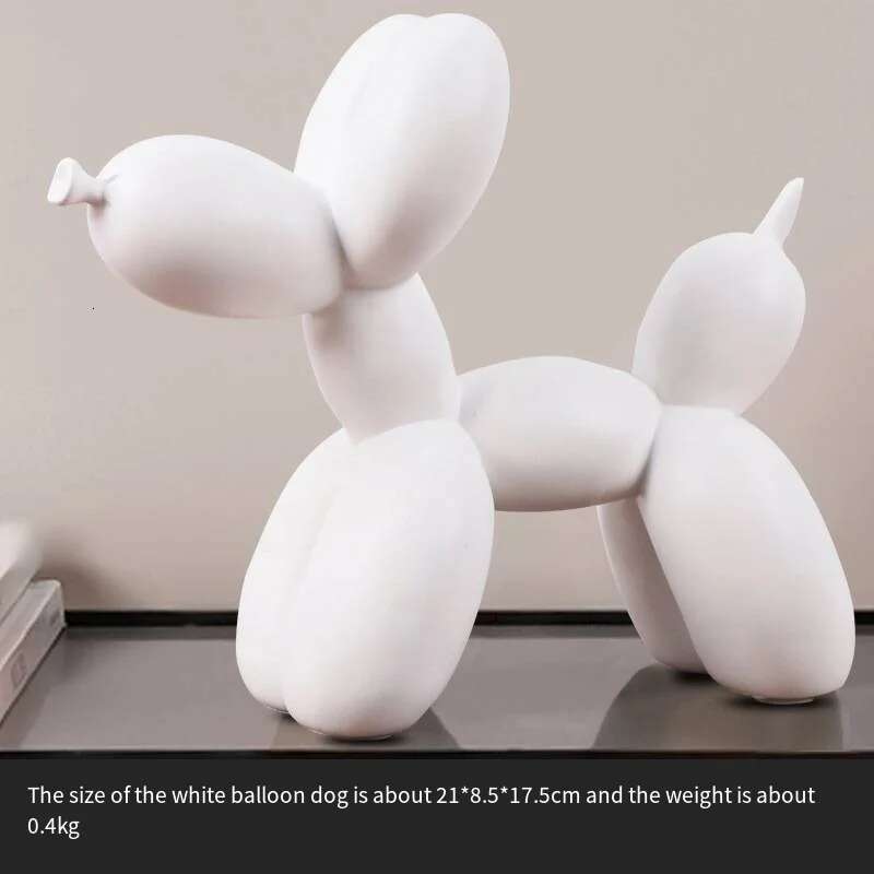 Nordic Creative Balloon Dog Resin Crafts Home Porch Living Room Office Desktop Exquisite Decoration