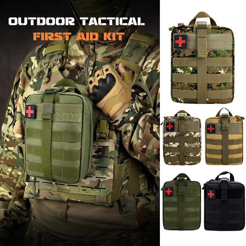 ifak trauma kit 74 piece upgrade tactical first aid supplies molle ifak pouch rip away refill supplies for survival camping hiking travel 117