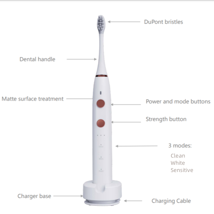 Deep Cleaning Electric Toothbrush Home Family Automatic Ultrasonic Toothbrush for Oral