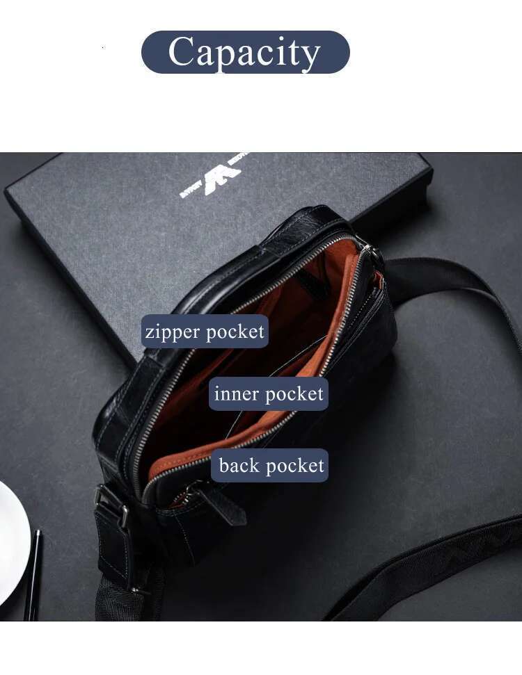 Wmnuo Shoulder Bag Men Multifunction Cow Genuine Leather Handbag Messenger Bags For Man Big Capacity Travel Ipad Male