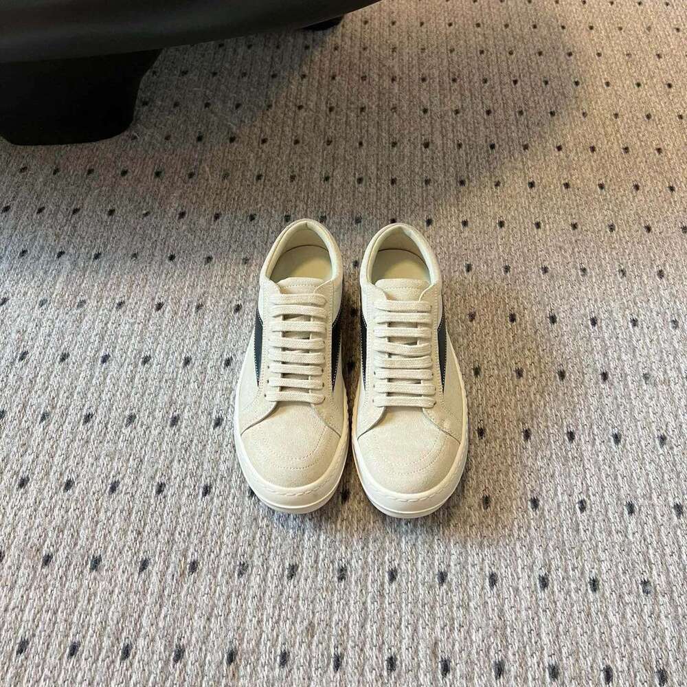 luxury Spring Summer Casual Flats Solid Color Round Toe Shoes For Women Thick Bottom Lace-Up Sneakers Size 35-40 New Arrival Hot