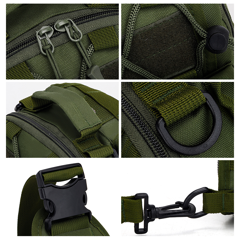 jumahe small tactical sling bag for men with holster military edc shoulder bag ccw crossbody bag 7 liters 917