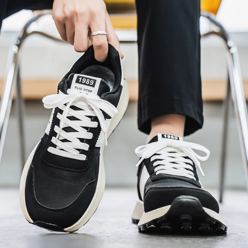 2025 Men's Fashionable, Casual and Versatile Sneakers - Dad Shoes Shoes Breathable Comfortable Retro Spring and Autumn Bottom Trendy Shoes new de