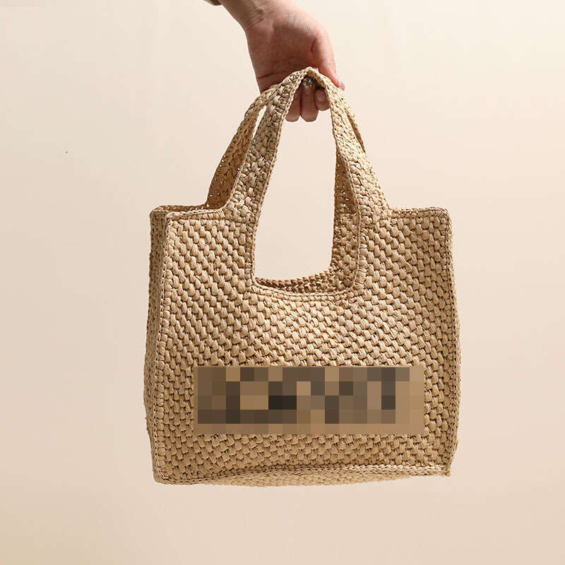 Summer Woven Bag Beach Bag Fashionable Luo Family New Letter Embroidered Handheld Straw Weaving Women S Seaside Vacation Beach Bag KQ KQ