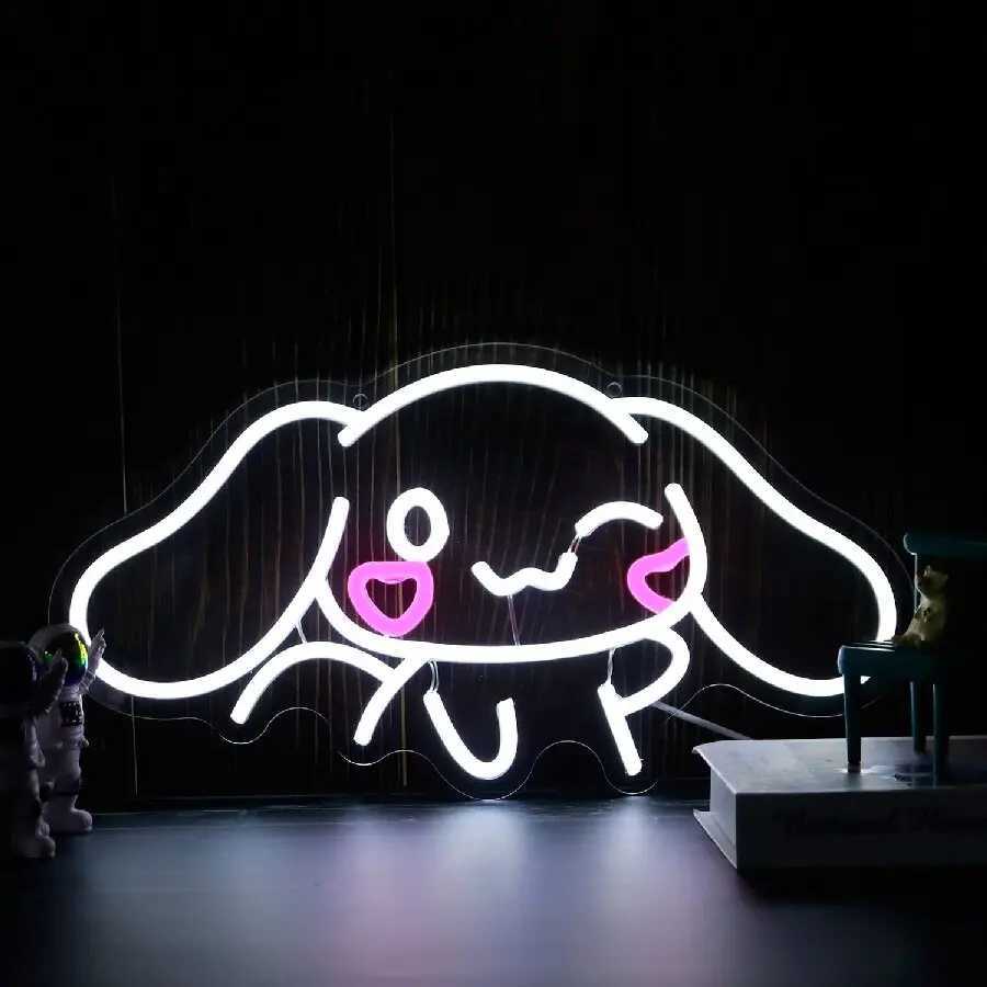 Neon Sign The Ghost Face LED Neon Light Lamp Acrylic Sign for Game Room Decor Gaming Light Accessory Gifts for Boy Room Decor Z250506