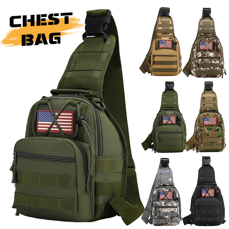 jumahe small tactical sling bag for men with holster military edc shoulder bag ccw crossbody bag 7 liters 917