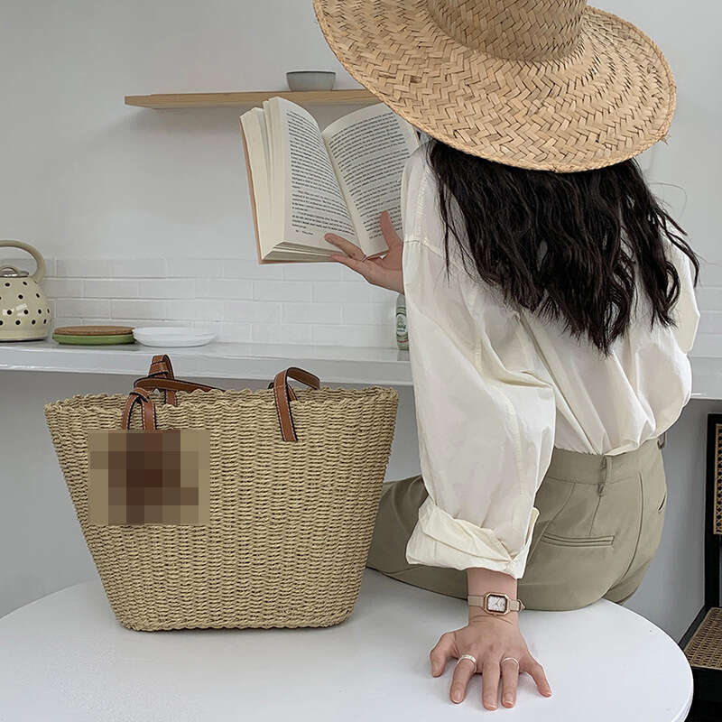Summer Woven Bag Beach Bag Large Capacity Single Shoulder New Xialuojia Grass Woven Vacation Style Beach Bag Women S Bag KQ KQ
