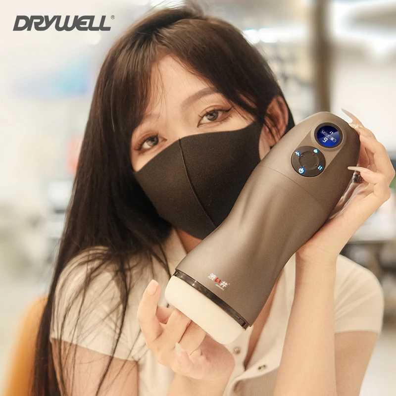 Drywell Automatic Sucking Male Mastubator Blowjob Masturbation Equipment Machine Sex Toys Adult Goods for Men Masturbators Cup W250506