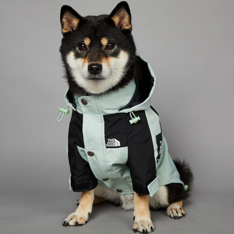 Dog Autumn Coat Outdoor Jacket, Windproof Dog Coat, Adjustable Hood Dog Jackets for Small Medium and Large Dogs, Waterproof Winter Dog Warm Clothes 5X