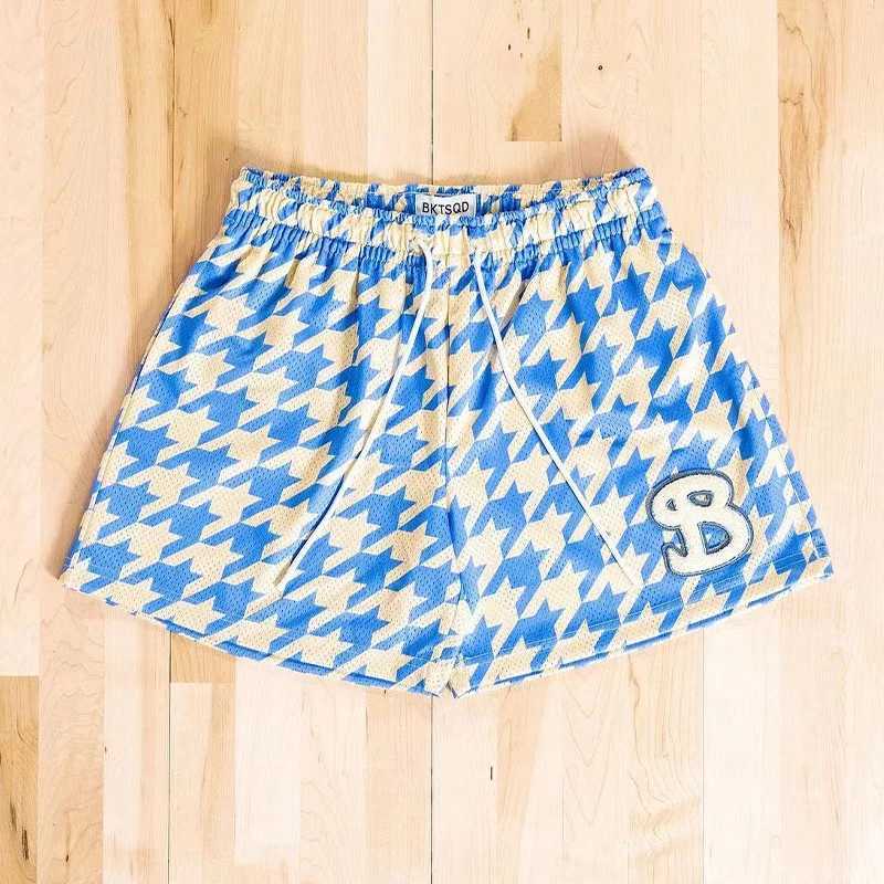 American Mesh Basketball Shorts Mens Summer Exercise Training Fitness Running Quick Drying Quarter Pants Mens Sports ShortsT250506