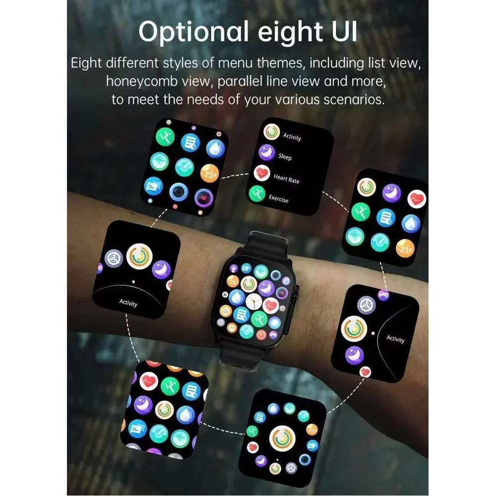 Smart Watch 10 ultra x 3 Pro MAX Gen2 49mm Amoled Screen Smartwatch Refresh Rate Wireless Charging Men Women For Sport