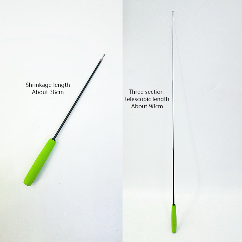 Scalable three section long pole fishing style cat toy wholesale