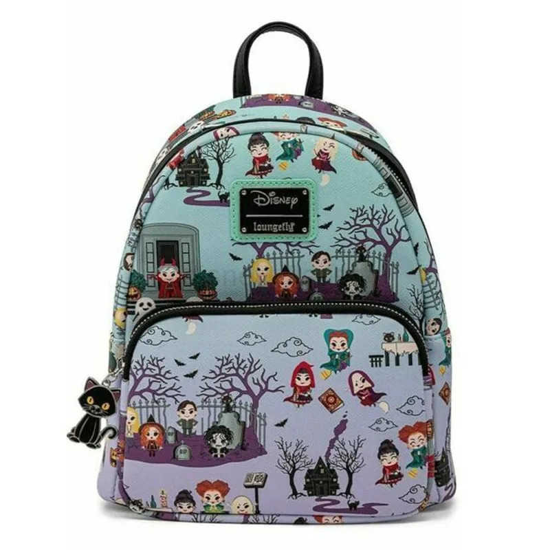 Disney Loungefly Halloween Collection Coraline Laika House Hocus Pocu Nightmare Mini Backpack Before ChristmasXJ250506