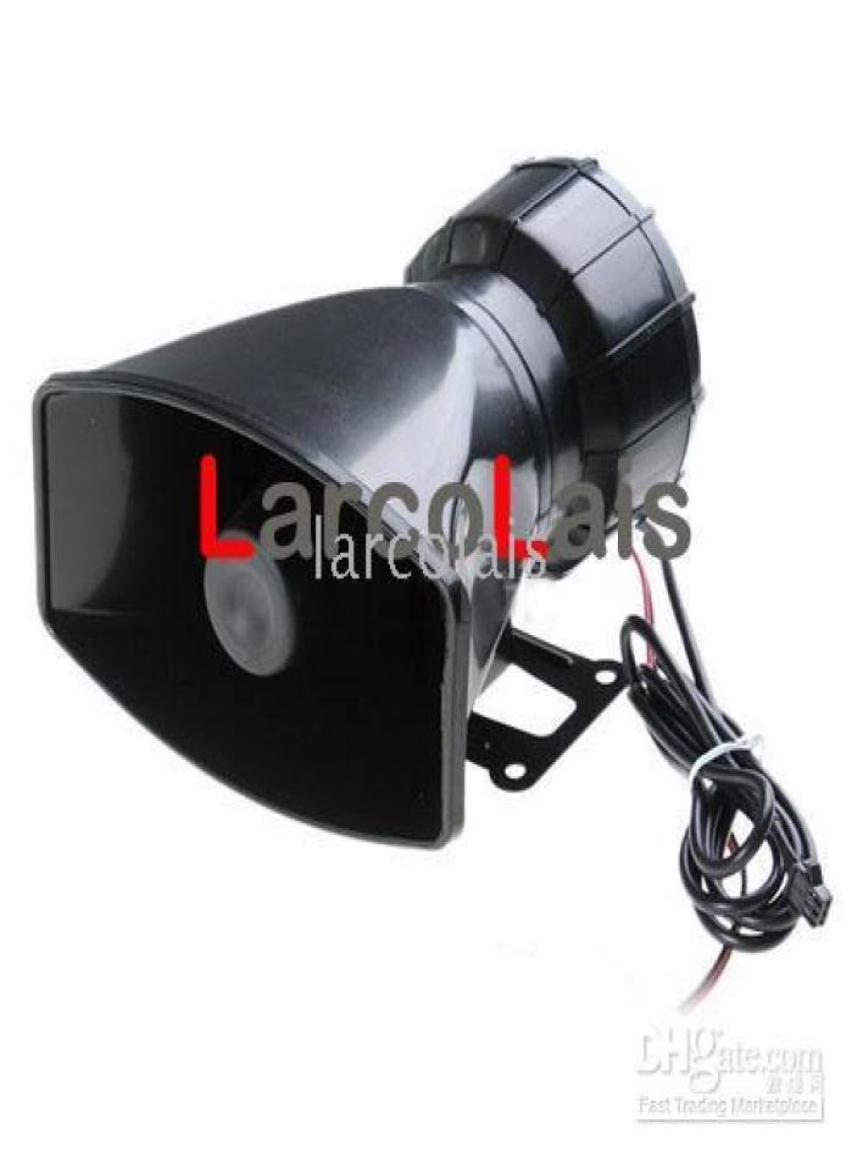 5 Sound Tones Loud Car Warning Alarm Siren Horn Speaker Security with Mic Auto Vehicle Loudspeaker5381403