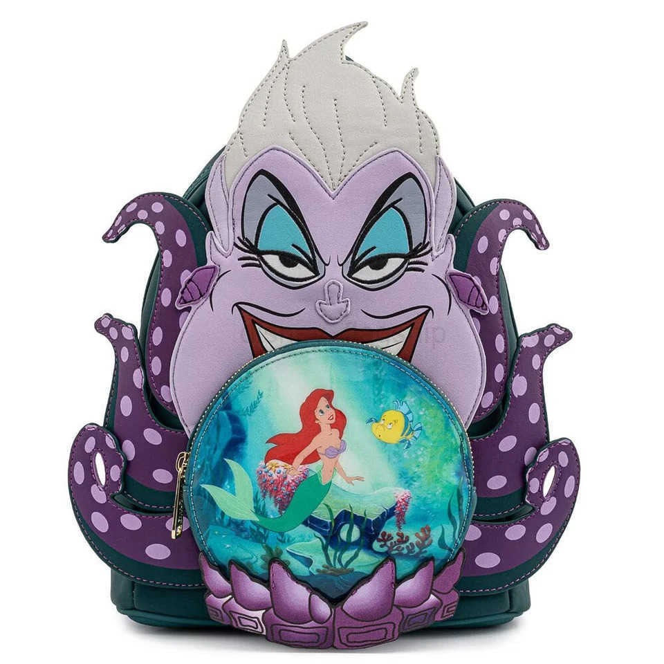 Disney Loungefly Disney Backpack Snow White Shoulders Knapsack Large-Capacity Leisure Bag Schoolbags Children Girl Christmas GiftsXJ250506